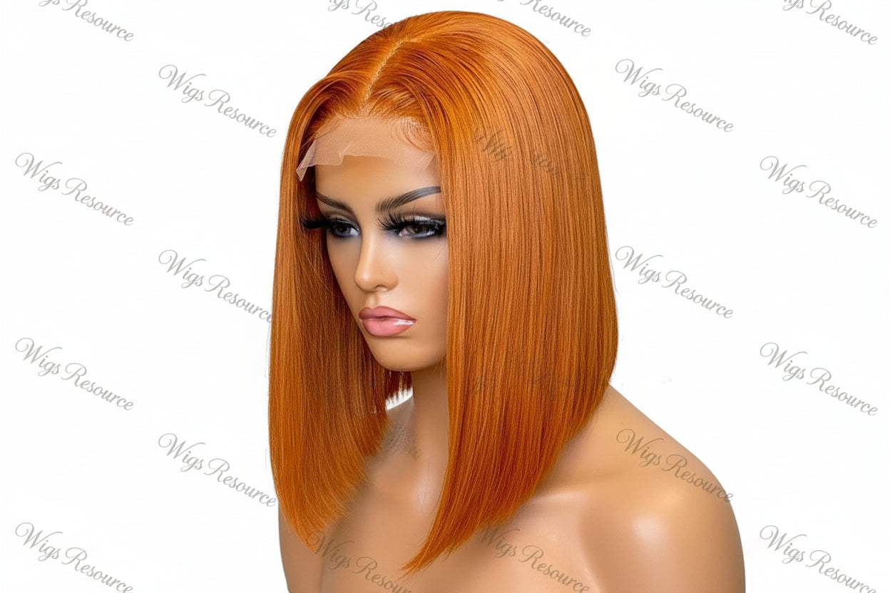 Ginger Vietnamese Lace Frontal - 100% Raw Human Hair Straight