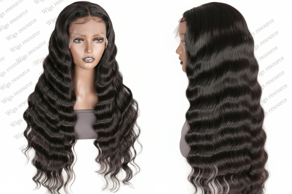 Deep Wave 180 Destiny Lace Front Human Hair